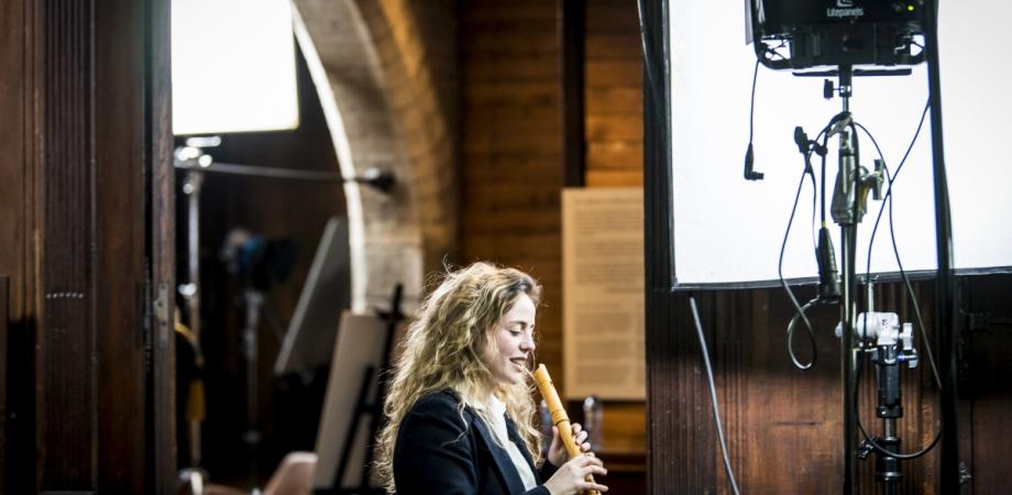 Opnames Frederike Van Lindt in de raadzaal